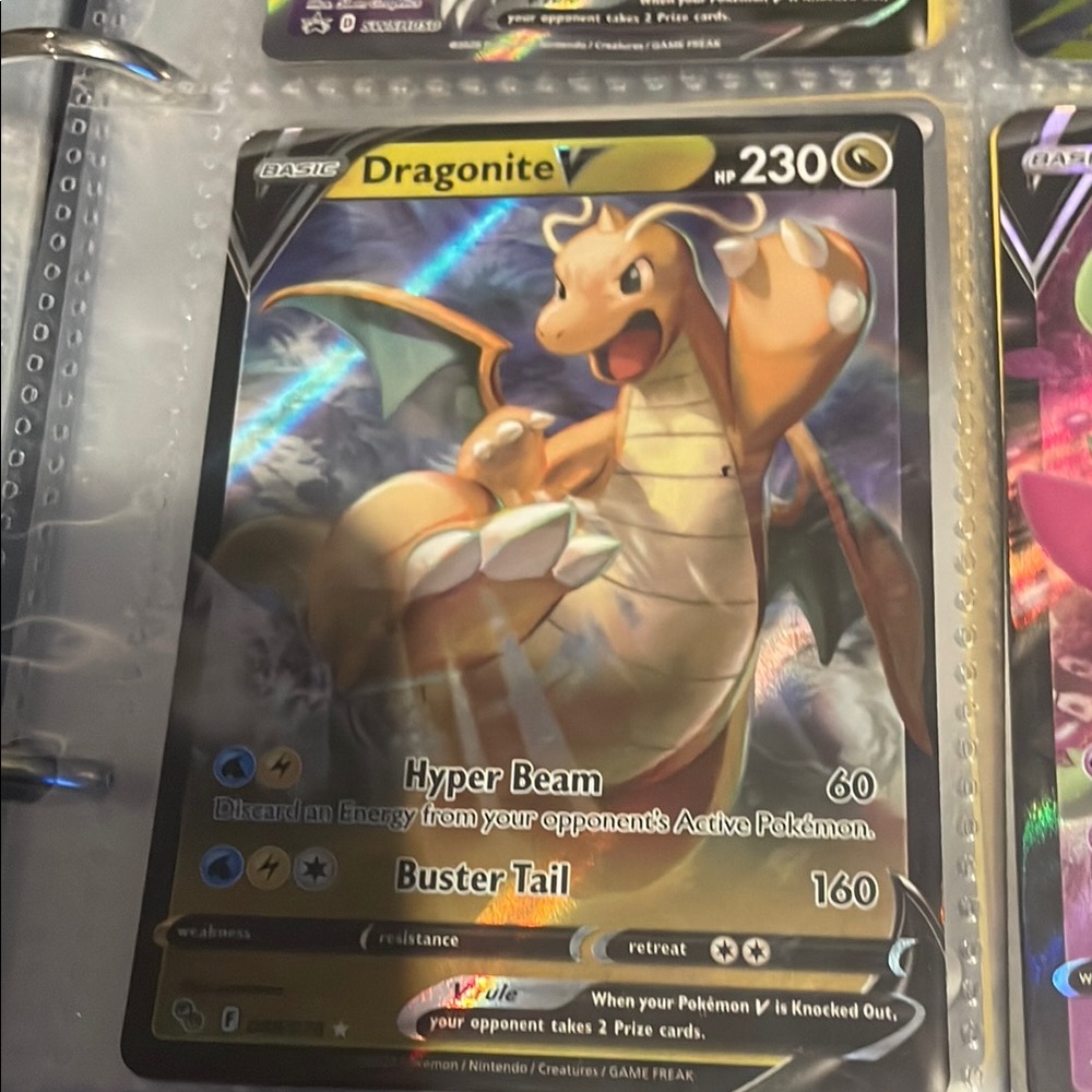 Dragonite V Card